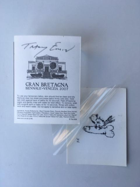 Tracey Emin (b1963)'Singing Bird' (For The Venice Biennale), Original 10 x 8cm Limited Edition, 2007