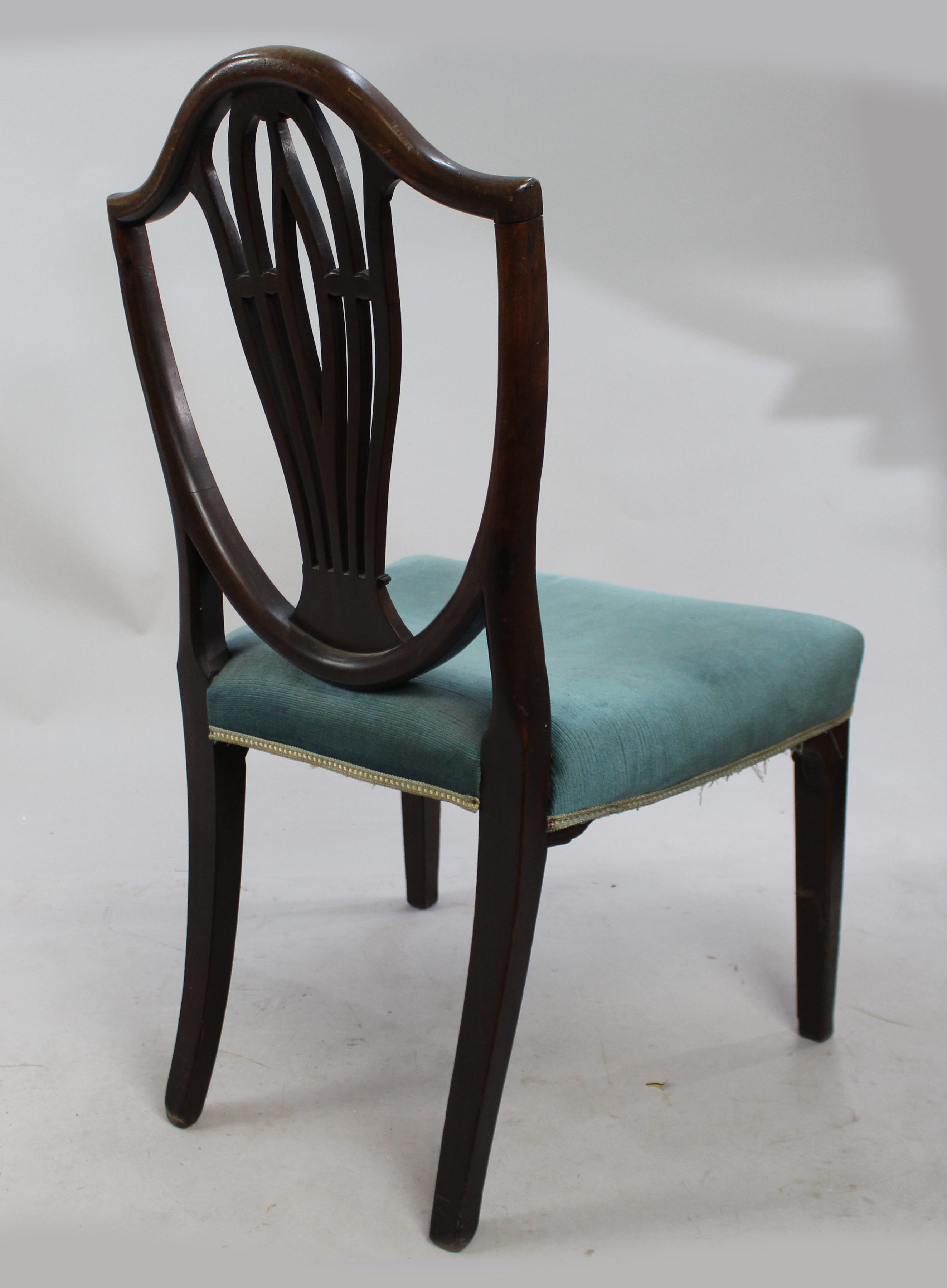 English Mahogany Hepplewhite Shield Back Chair c.1790