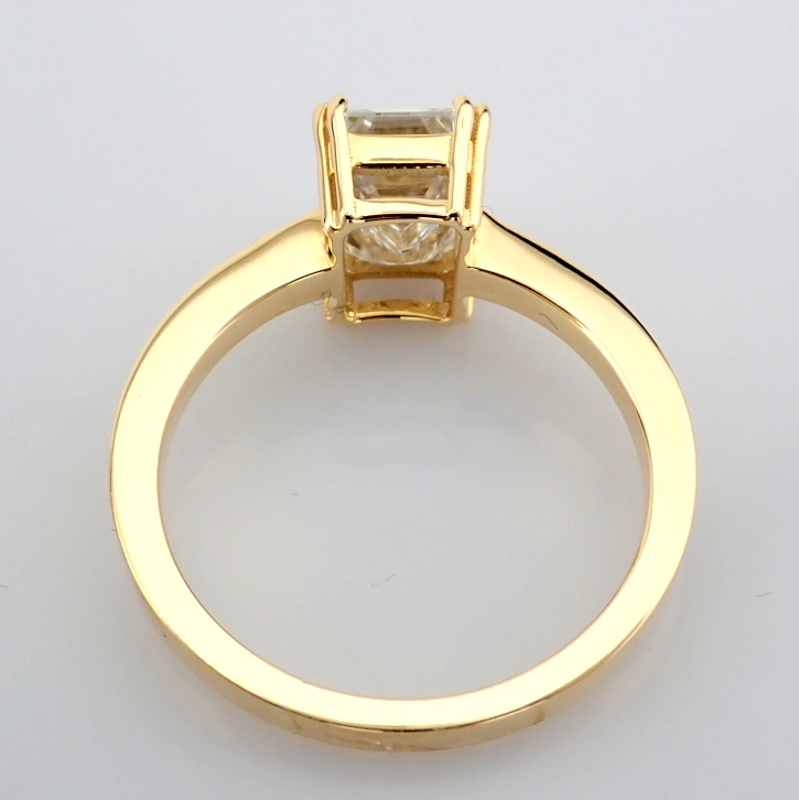 Emerald Cut Lab-Grown Diamond Ring - 2.1 Total Carat (IGI Certified)