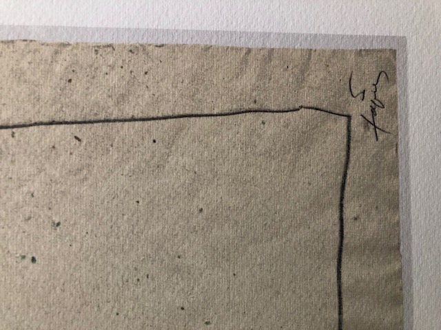 Antoni Tapies (1923-2012) Rare Lithograph 1988.