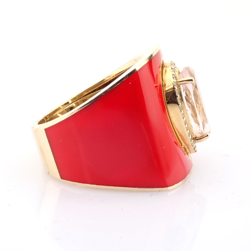 Natural Diamond 14K Yellow Gold Ring