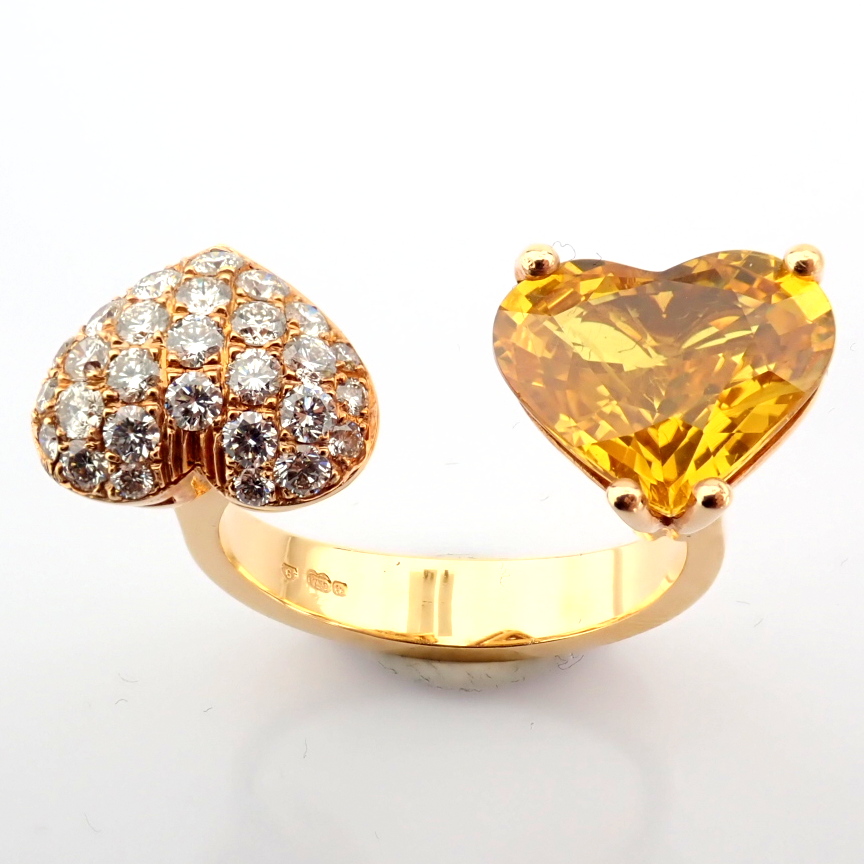 Natural Diamond 18K Rose/Pink Gold Ring