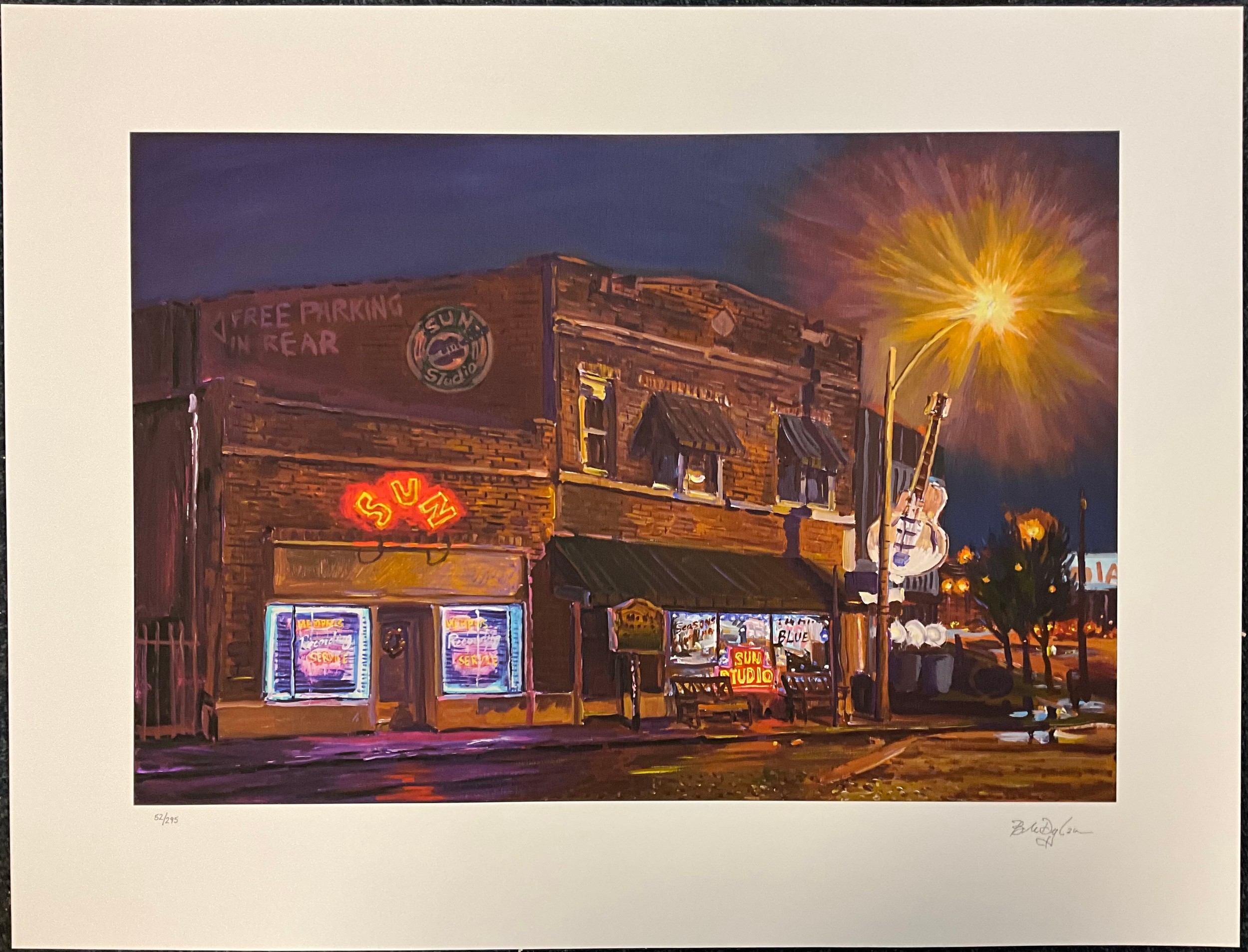 Bob Dylan (b1941) ‘Recording Studio’, Retrospectrum Collection, Editioned, Print, Certificate, 2022