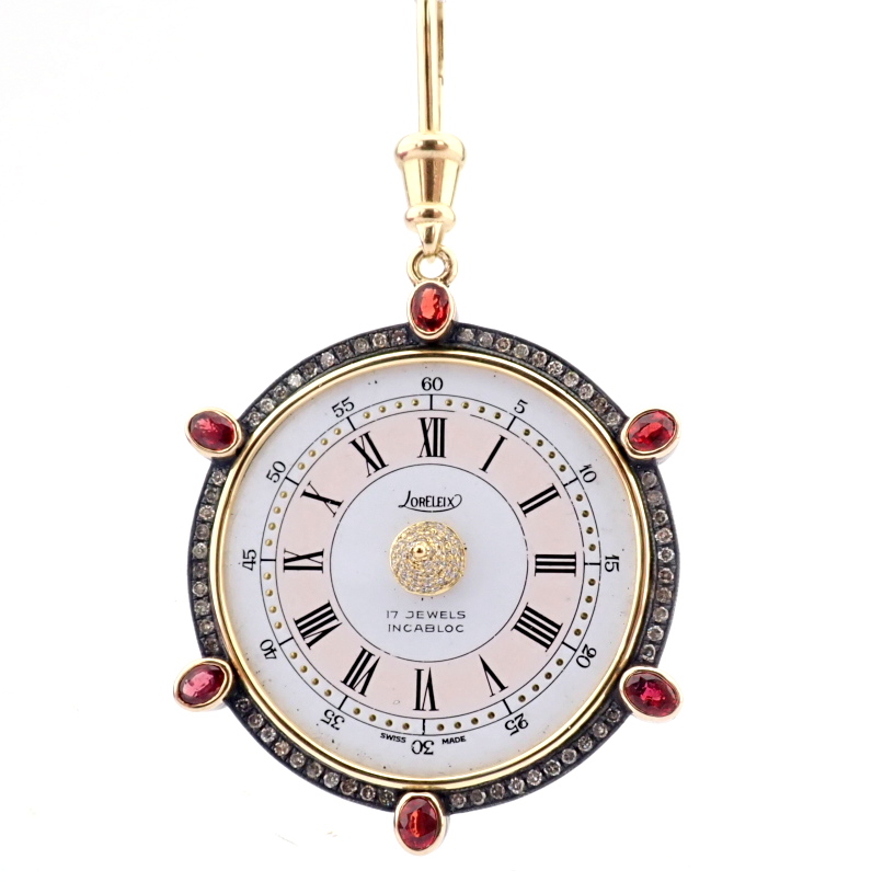 Natural Diamond 14K Yellow Gold Pendant