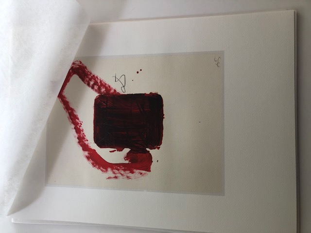 Antoni Tapies (1923-2012) Rare Lithograph