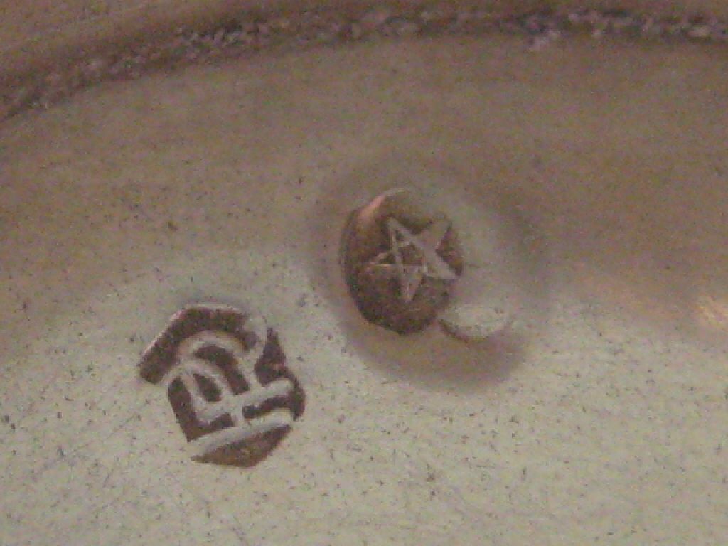 Vintage Continental Silver Pill Box