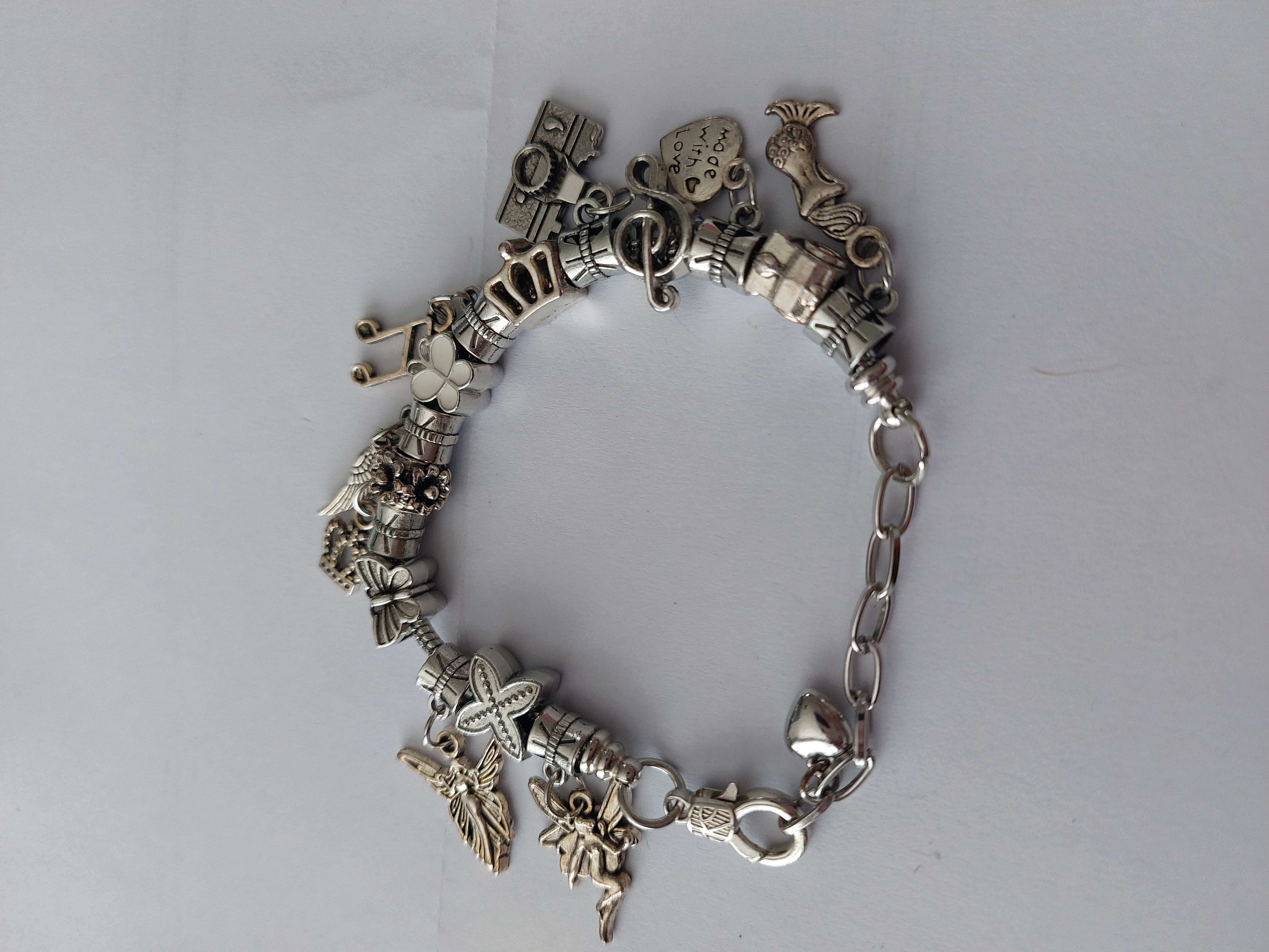 Charm Bracelet With 16 Charms