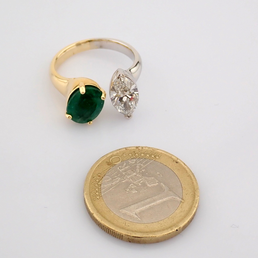 Marquise Cut Lab-Grown Diamond Ring - 3.74 Total Carat (IGI Certified)