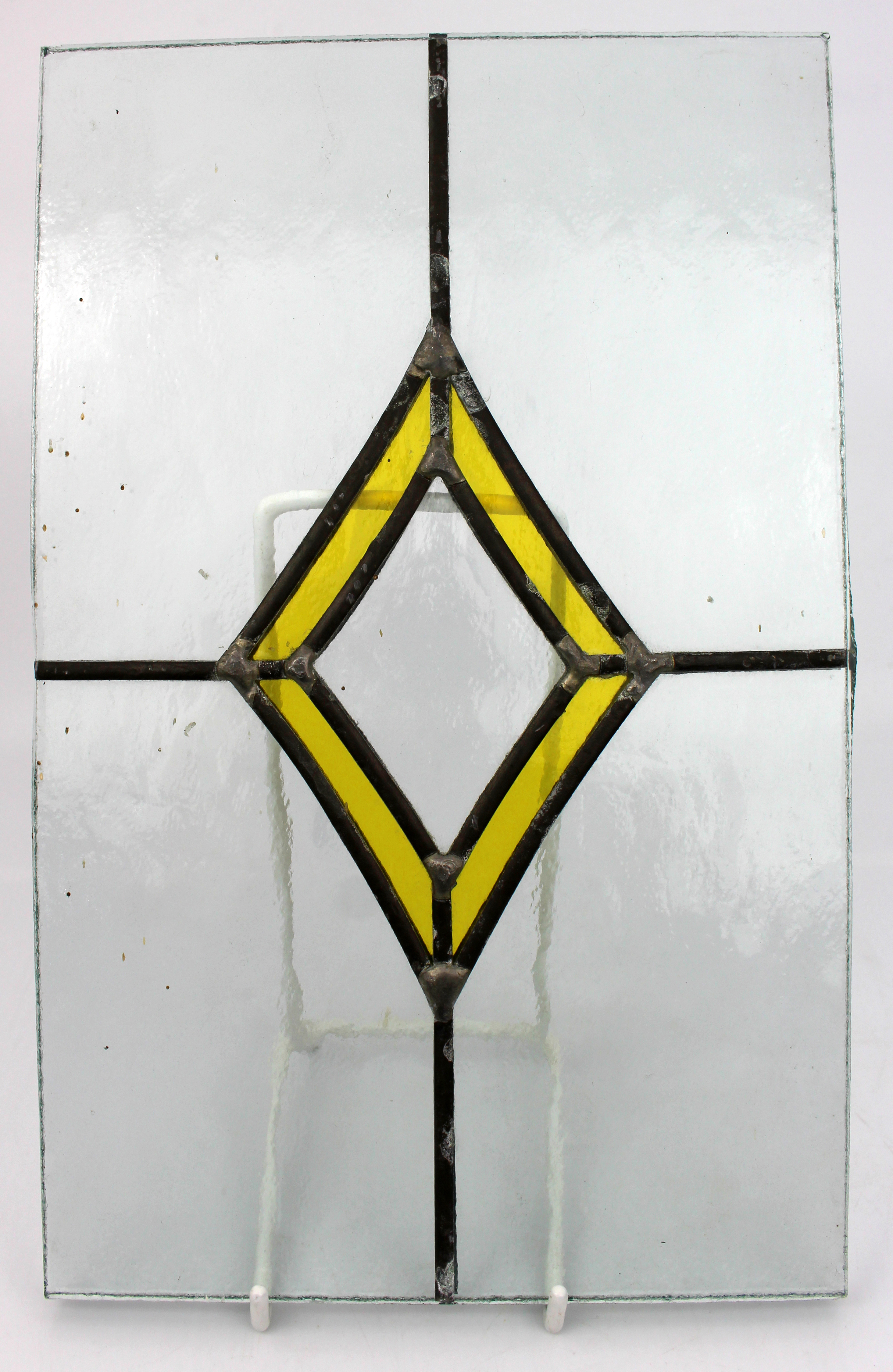 Set of 5 Vintage Stained Glass Panels