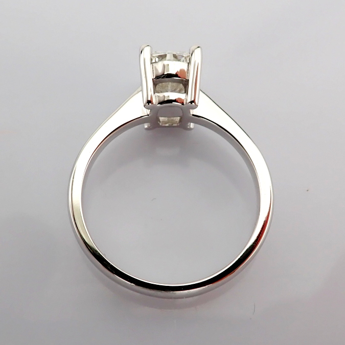 Cushion Cut Lab-Grown Diamond Ring - 1.49 Total Carat (IGI Certified)