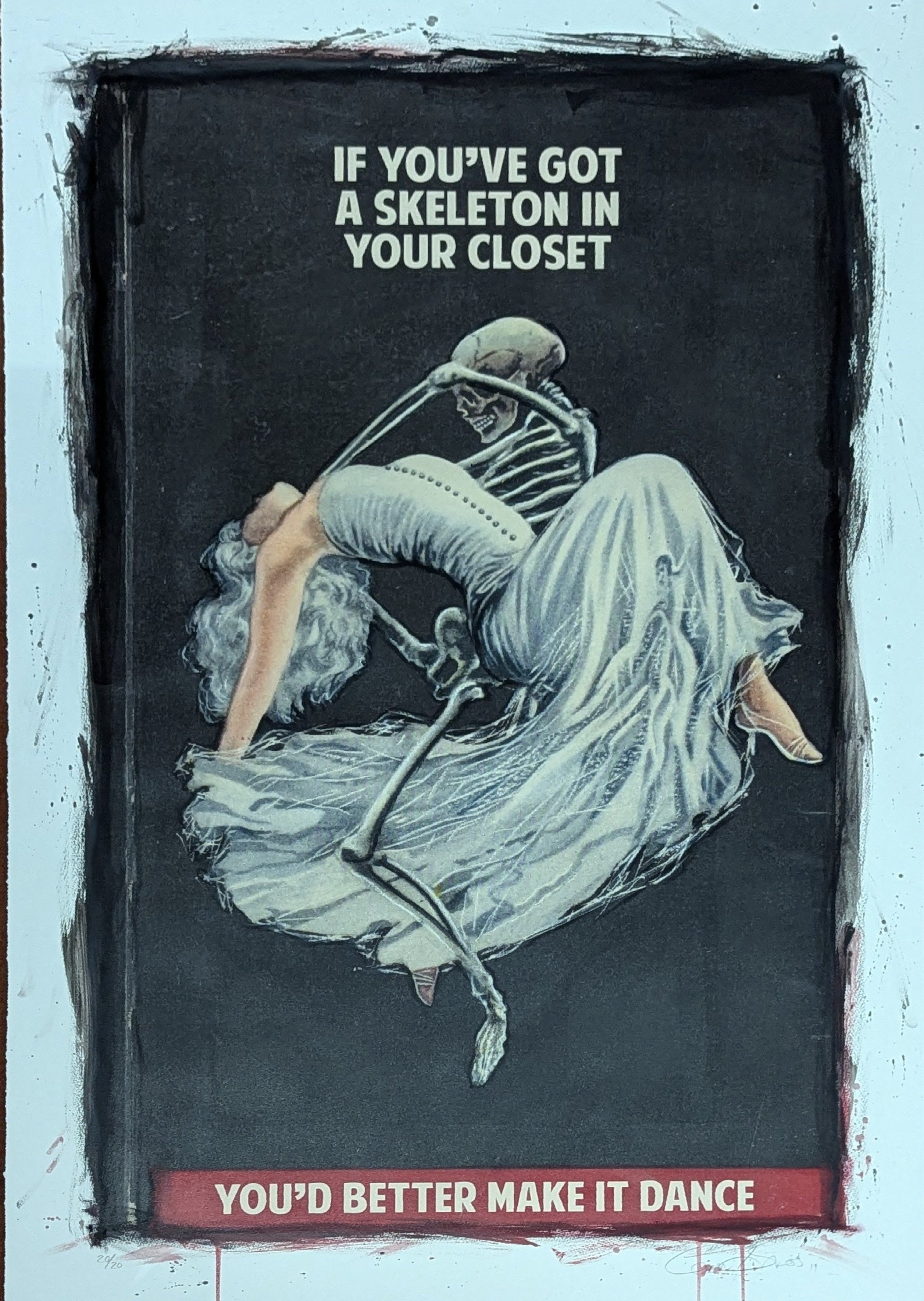 The Connor Brothers (b.1968) ‘If You’ve Got A Skeleton’ Screenprint, Signed, Editioned, 2019