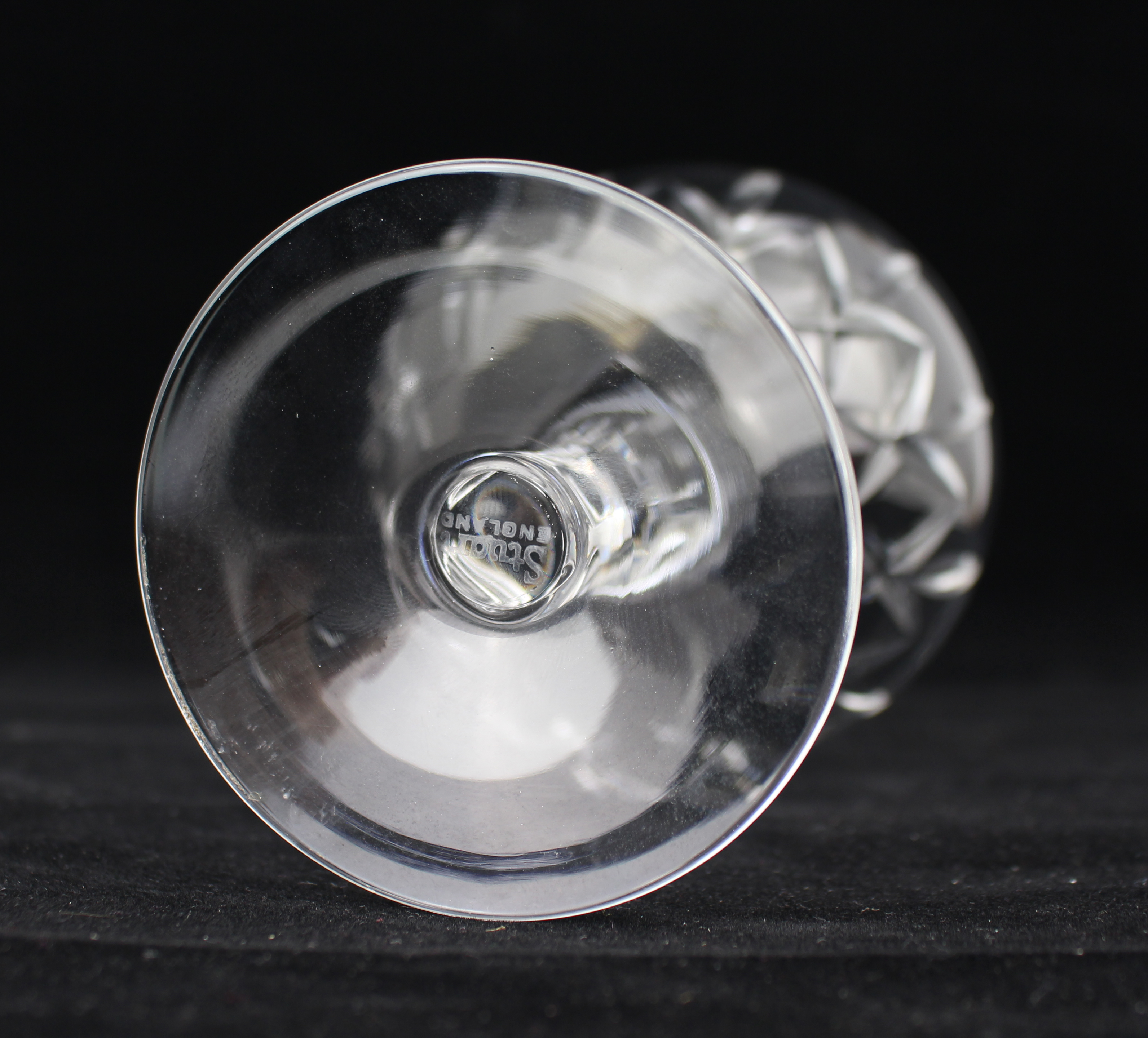 Set of 6 Stuart Crystal Carlingford Champagne Saucers