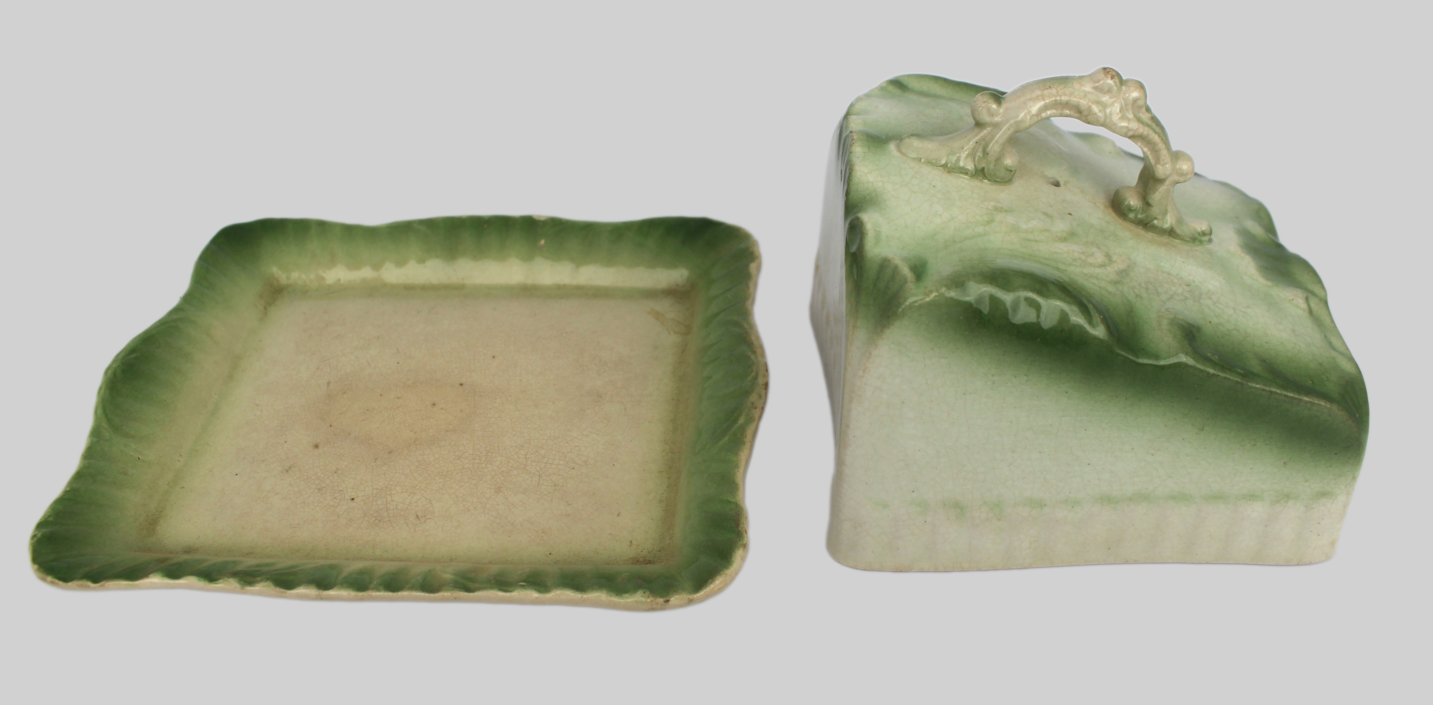 Antique Victorian English Cheese Dish