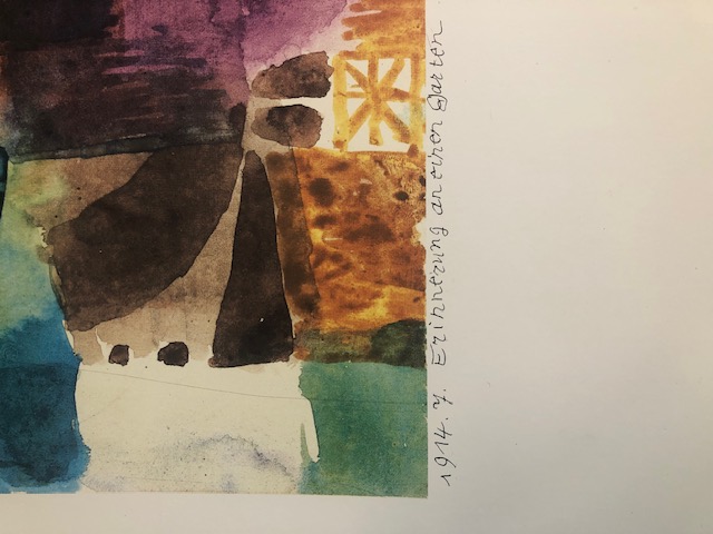 Two (2) Paul Klee Offset Lithographs. Erinnerung... 1986 and 'Park Near Lucerne'