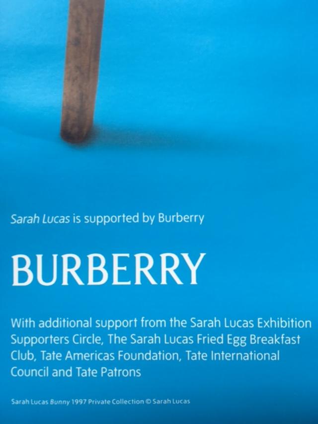 Sarah Lucas (b 1962) Offset Lithograph of (Bunny, 1997) At Happy Gas Exhibition, Discontinued, 2023