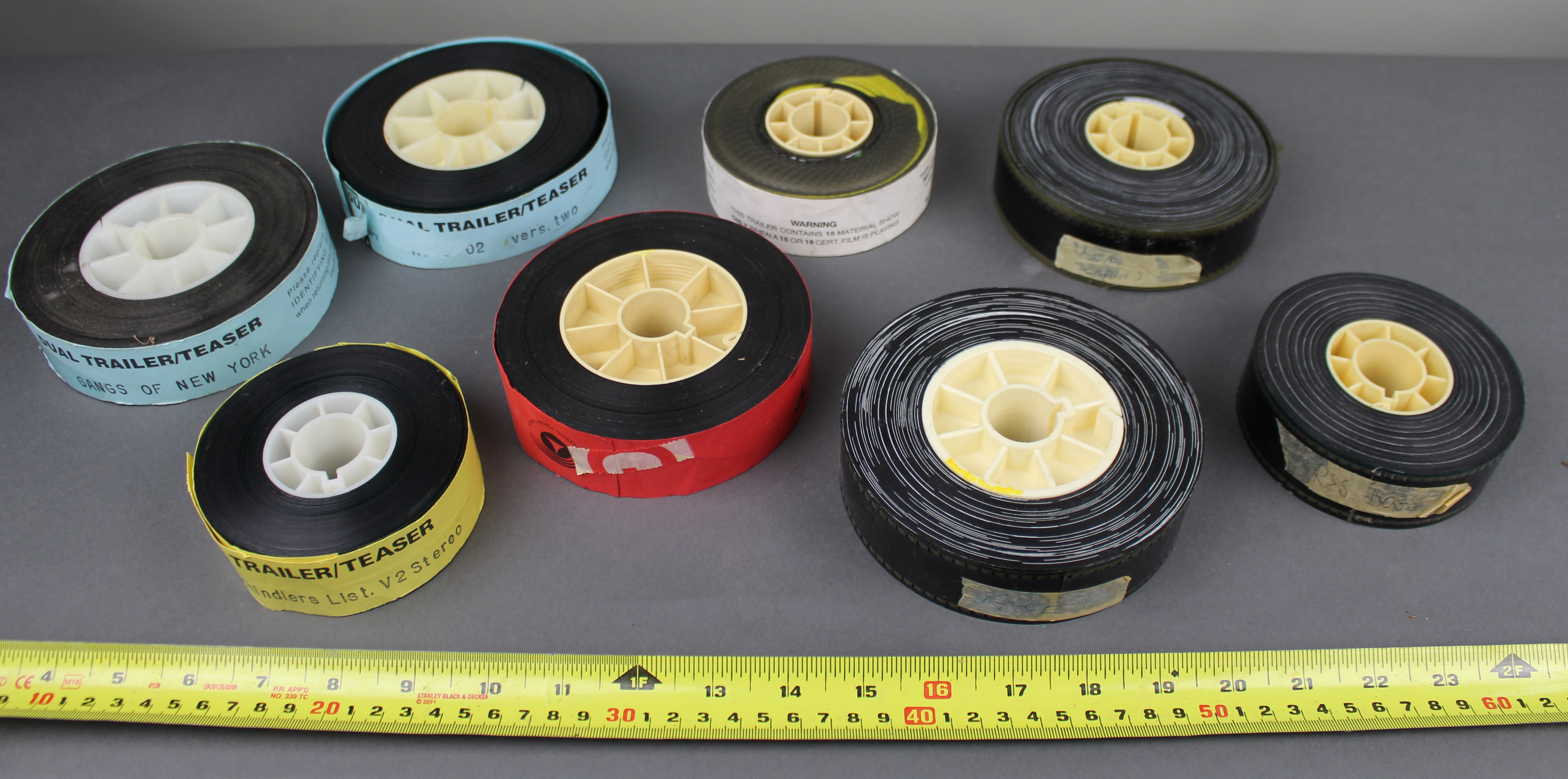 Collection of 35mm Cinema Trailer / Teaser Film Reels