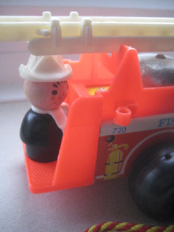Vintage Fisher Price Fire Engine, Model Number 720
