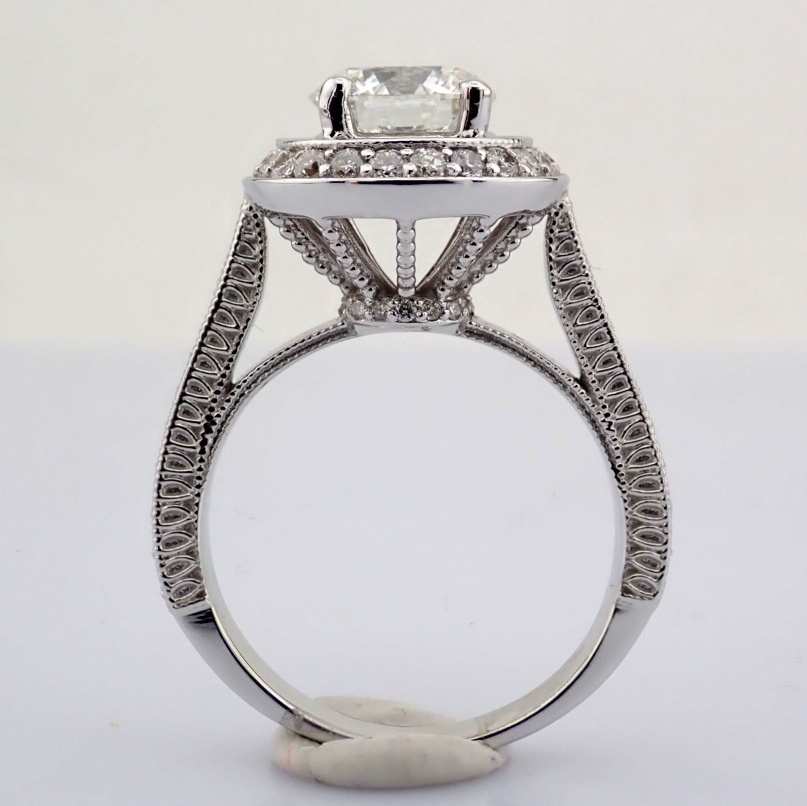Round Cut Lab-Grown Diamond Ring - 2.73 Total Carat (IGI Certified)