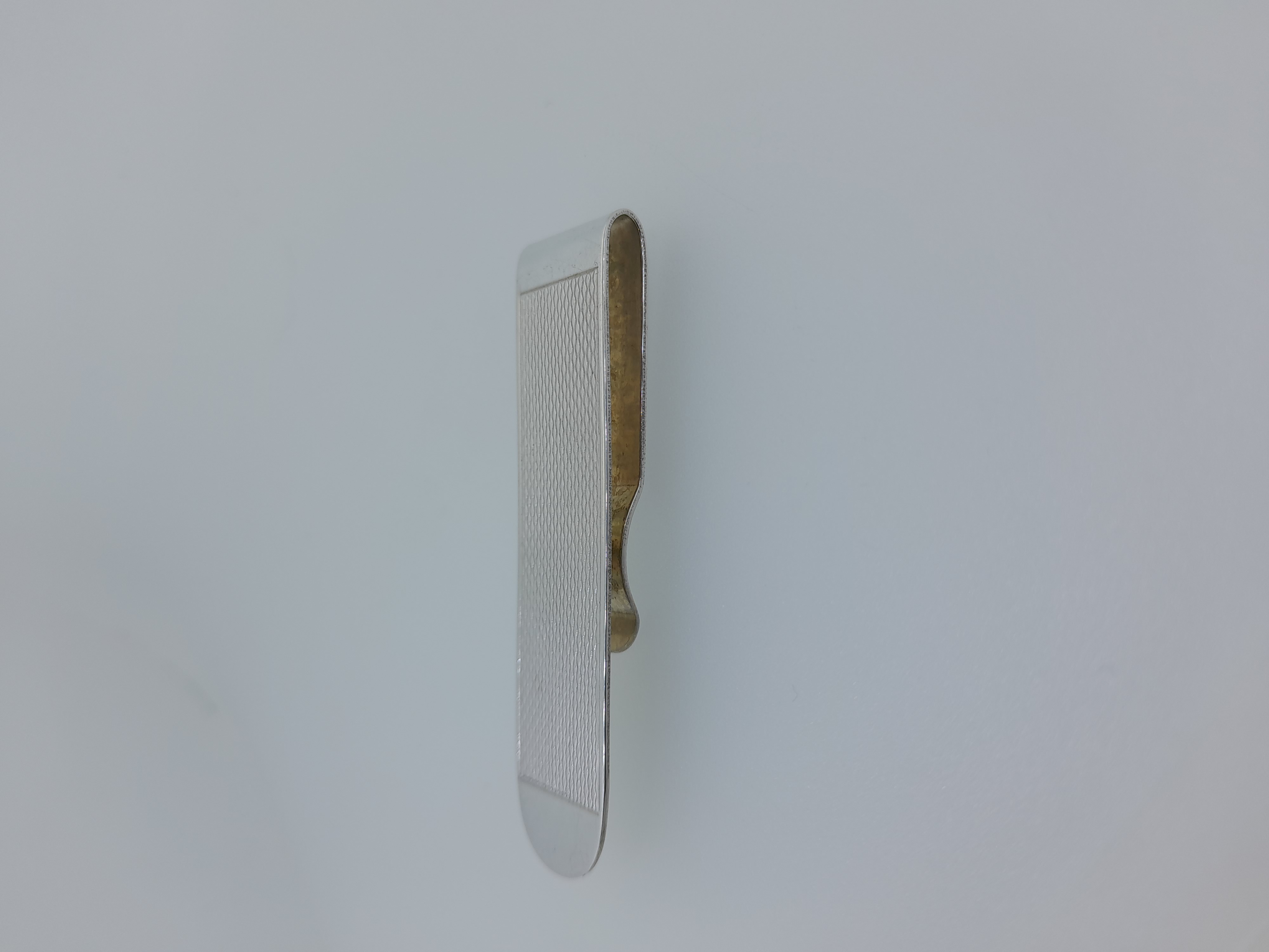 Birmingham Hallmarked Silver Money Clip
