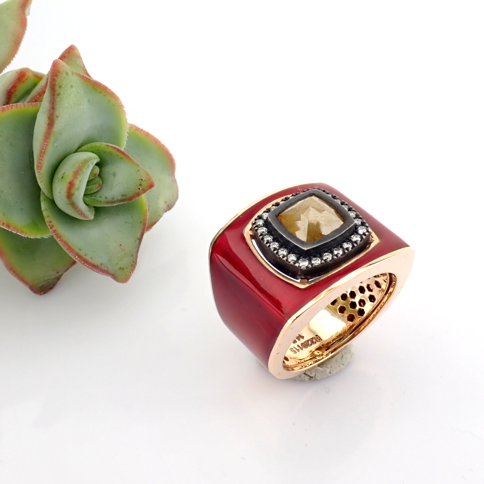 Natural Diamond 14K Rose/Pink Gold Ring