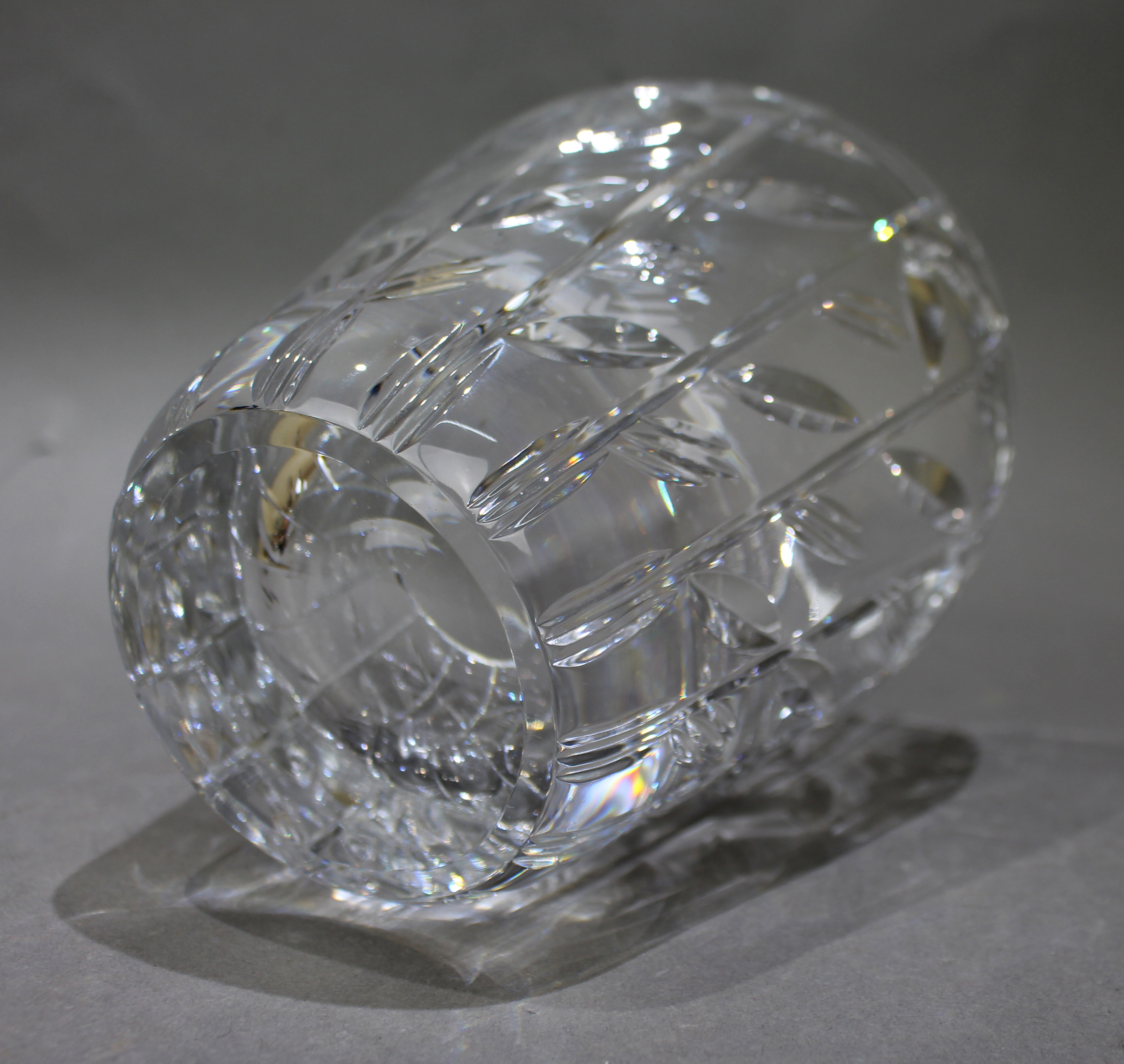 Vintage Cut Glass Crystal Vase