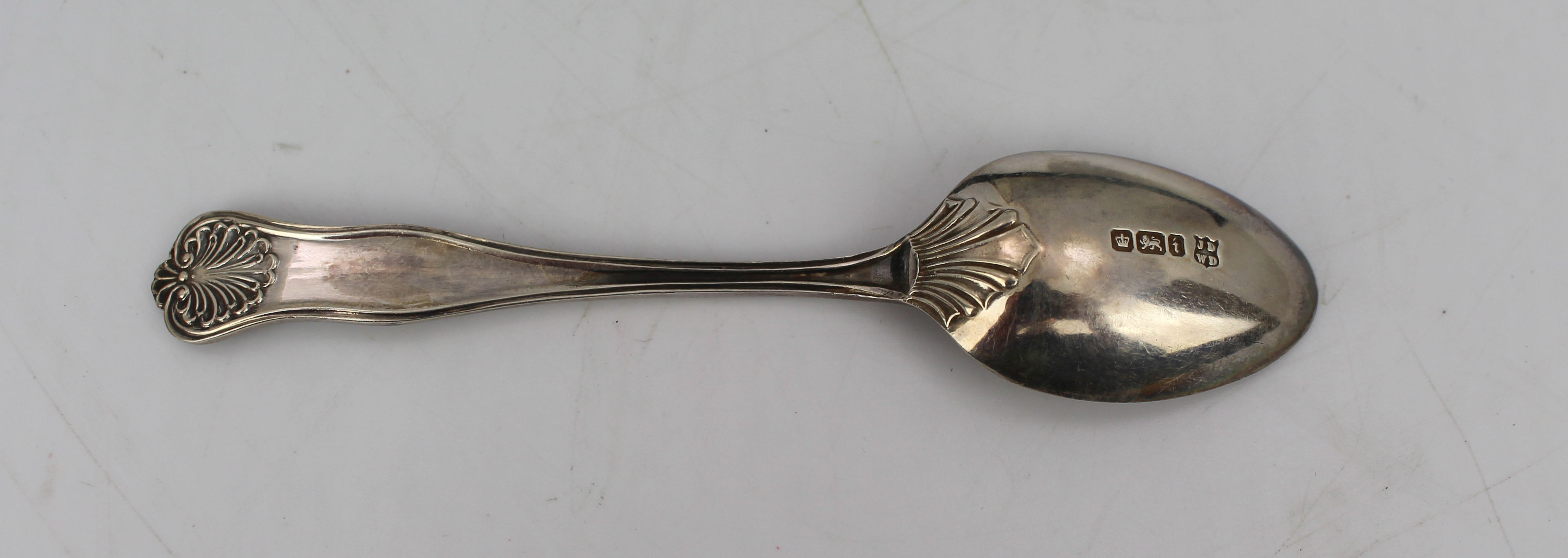 Cased Set of Silver Spoons & Tongs