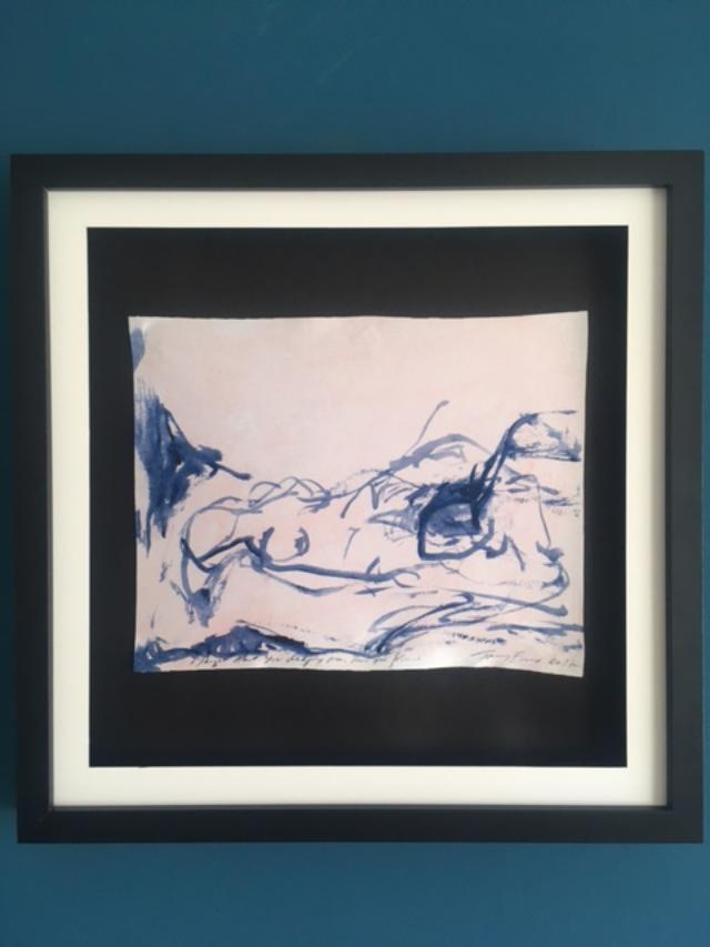 Tracey Emin (b1963) "I Thought About You Deeply More Than You Know", Silk Print, Framed, 2017