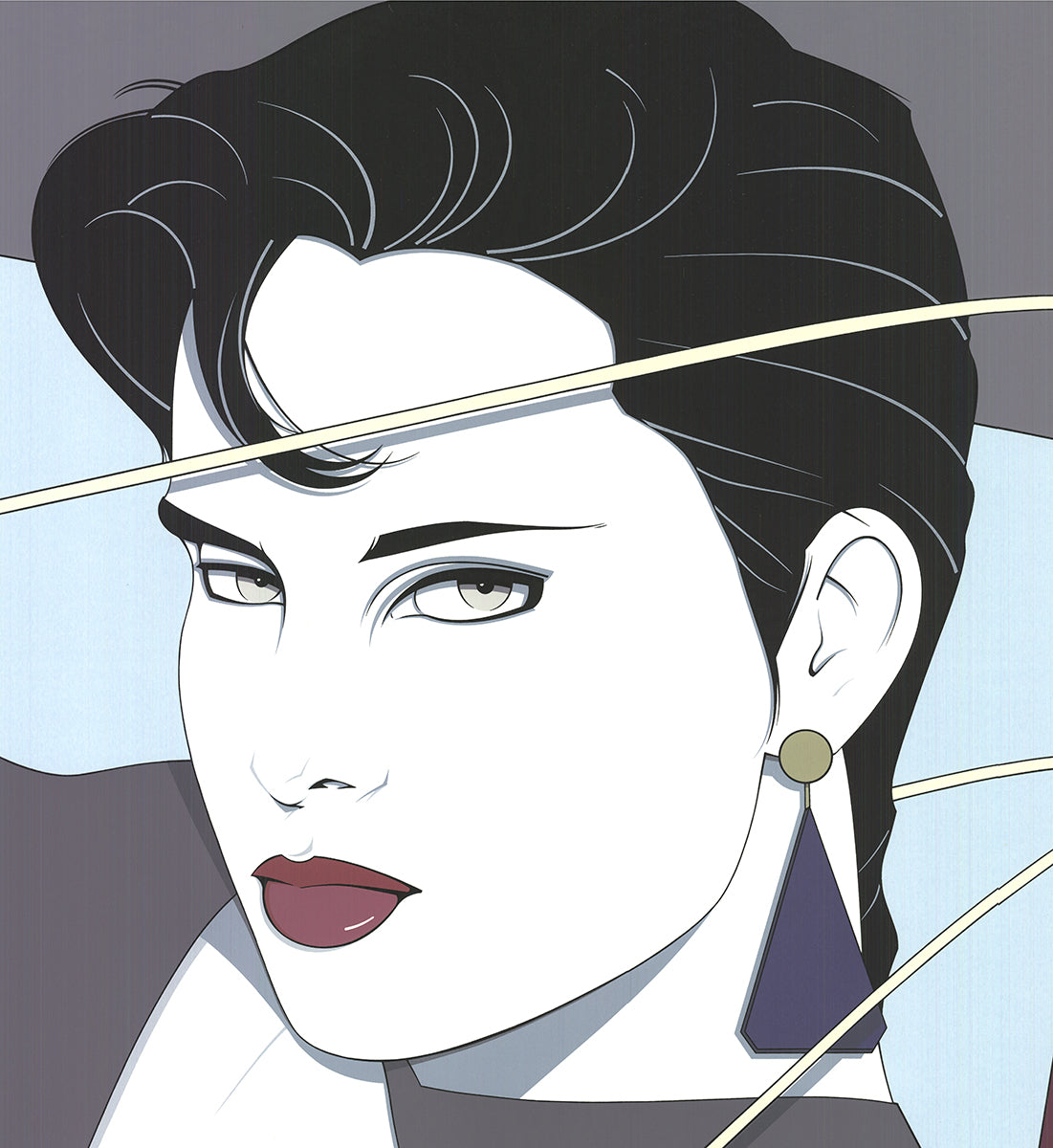 Highly Collectible Patrick Nagel - Commemorative NC11. 1987