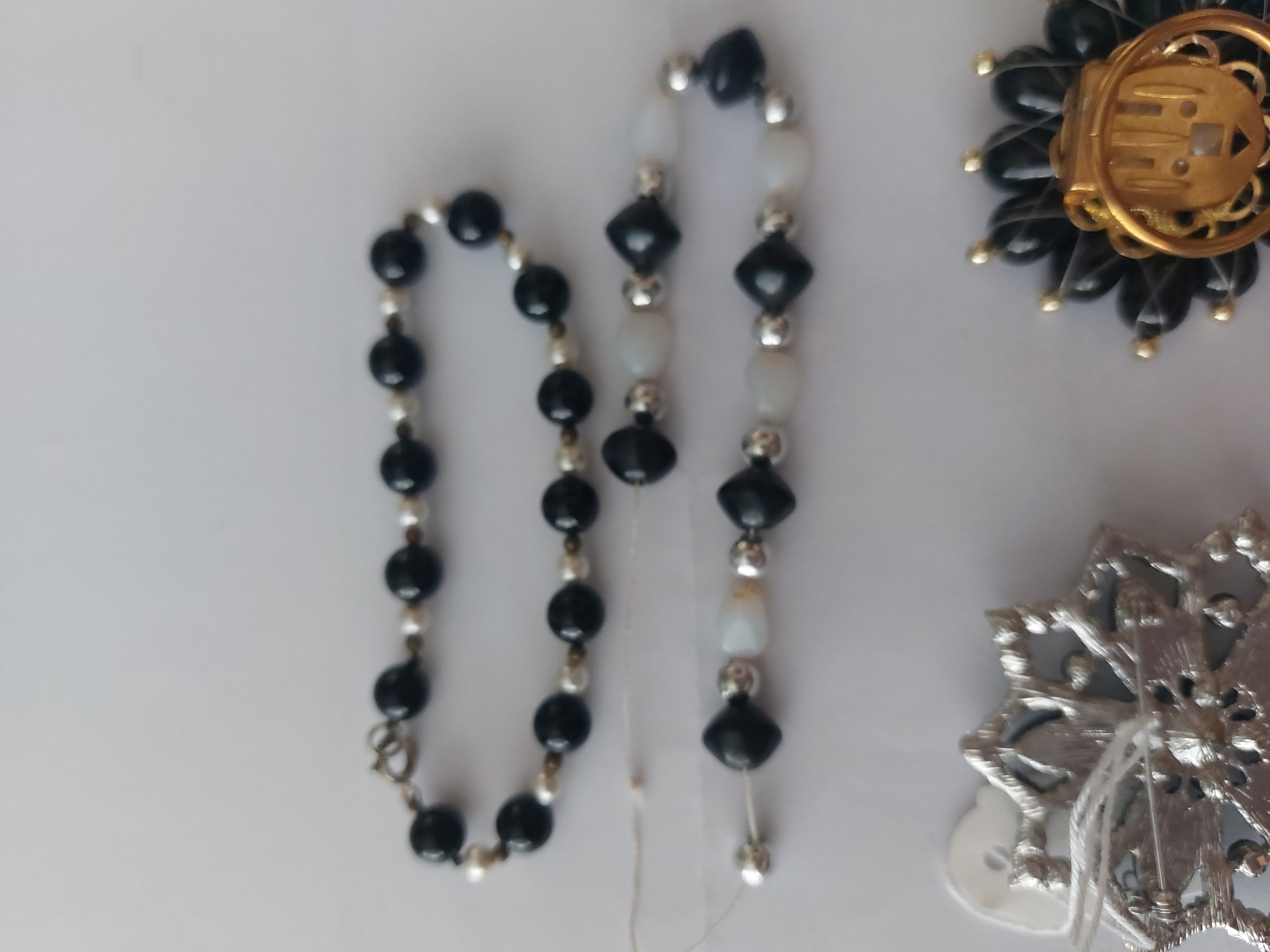 Two Vintage Brooches and Bracelet