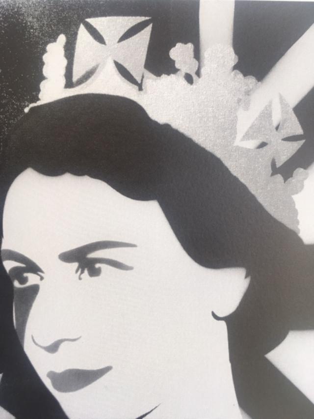 Pure Evil (b.1968) ‘Queen Elizabeth Brexit’, Screenprint, Artist's Proof, 2016