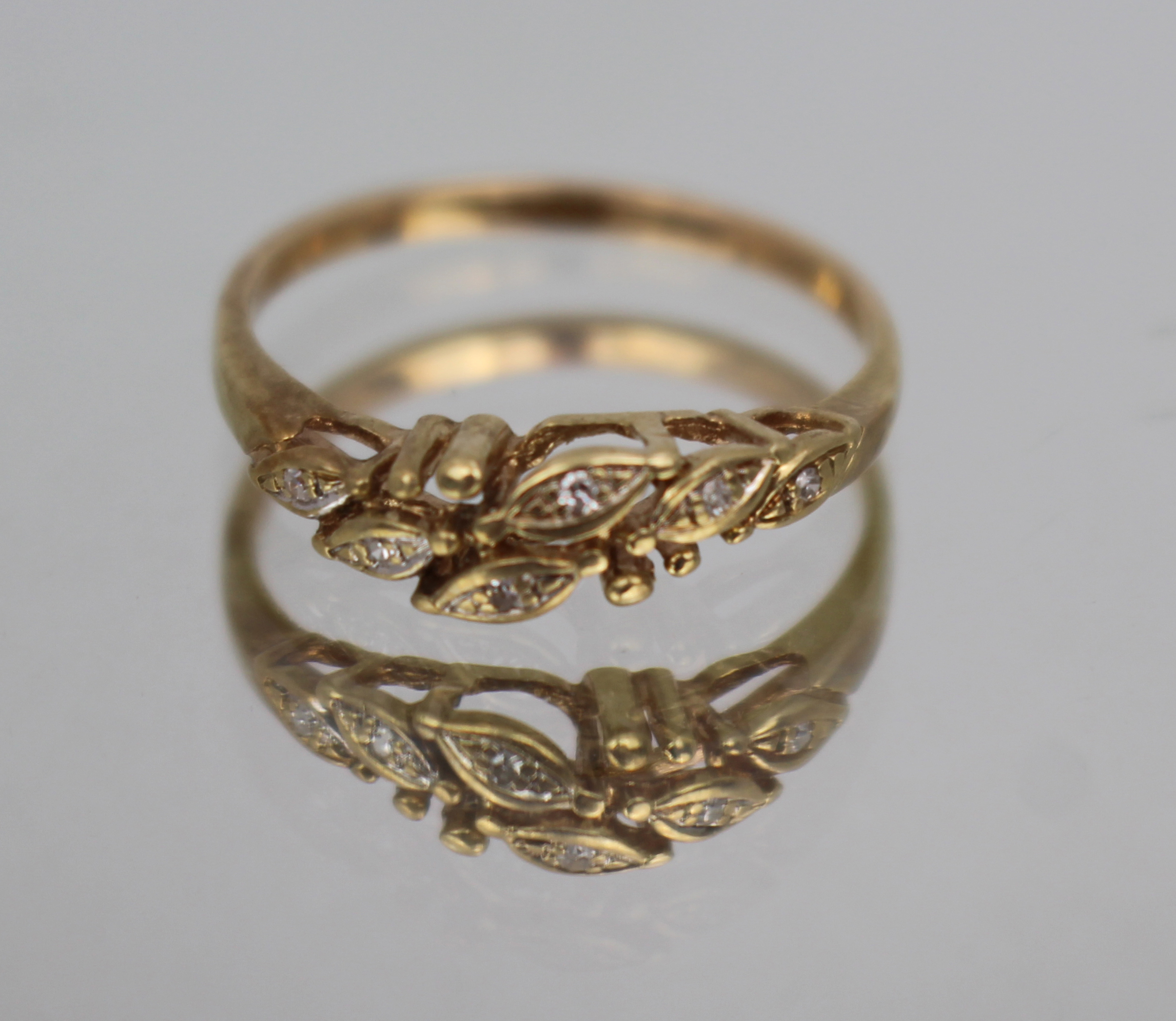 Floral Gold Ring