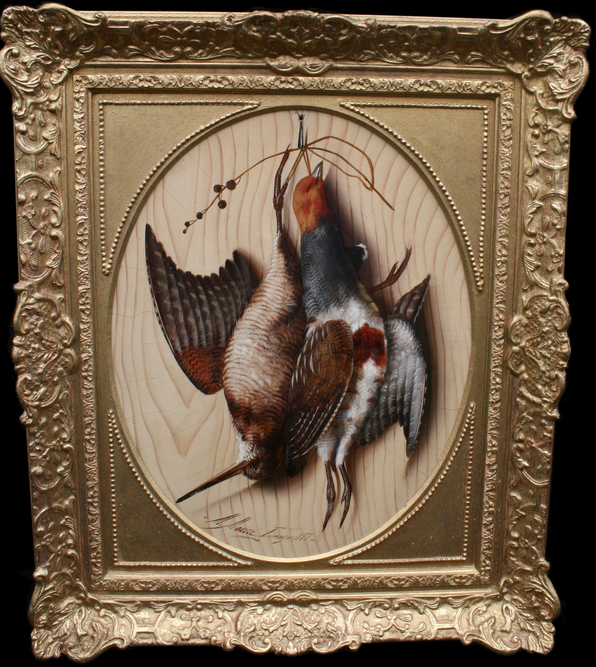 Trompe l’oeil by Michelangelo Meucci (Italian, 1840–1890)