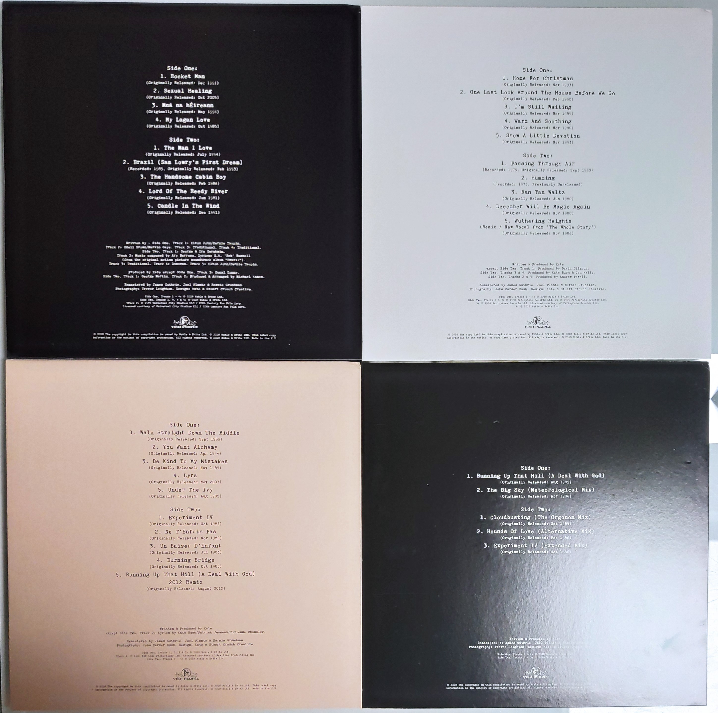 Kate Bush remastered in vinyl box set. Near mint condition.