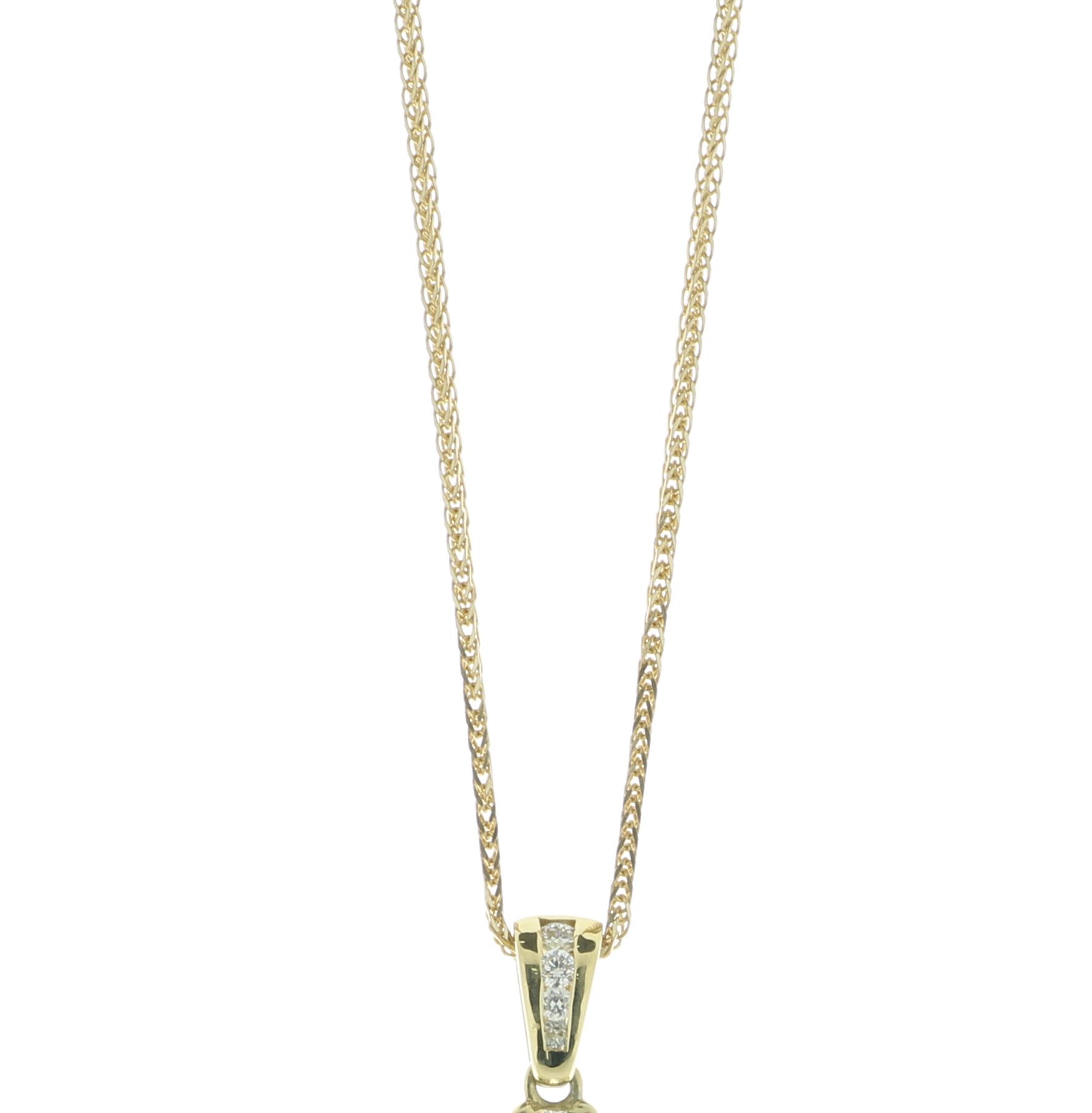 18ct Yellow Gold Diamond Cross Pendant 2.00 Carats