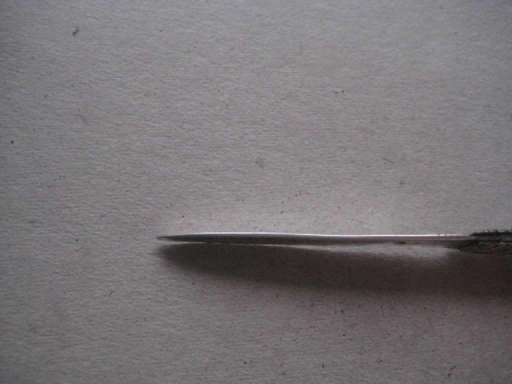 George III Mother of Pearl Hafted Silver Bladed Folding Fruit Knife