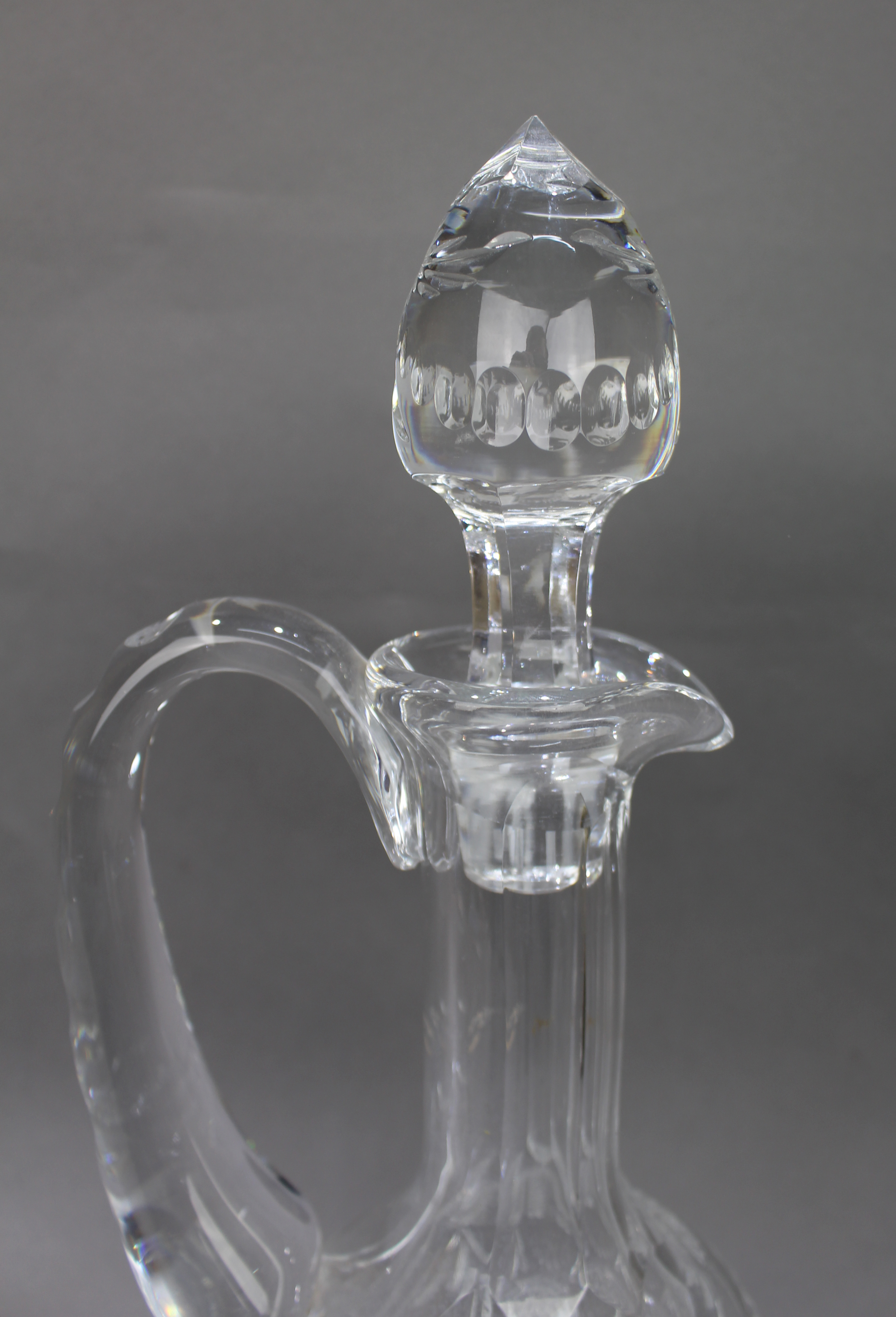 Fine Stuart Crystal Beaconsfield Cut Glass Claret Jug