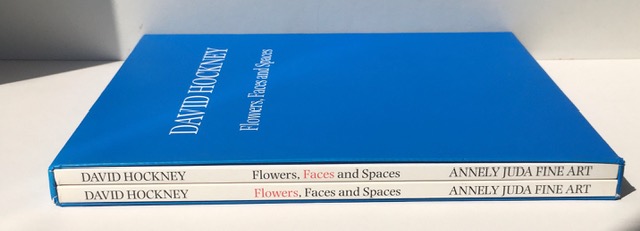 David Hockney (b 1937-2026) ‘Flowers, Faces and Spaces’ Two volume in Slipcase, Out of Print, 1997
