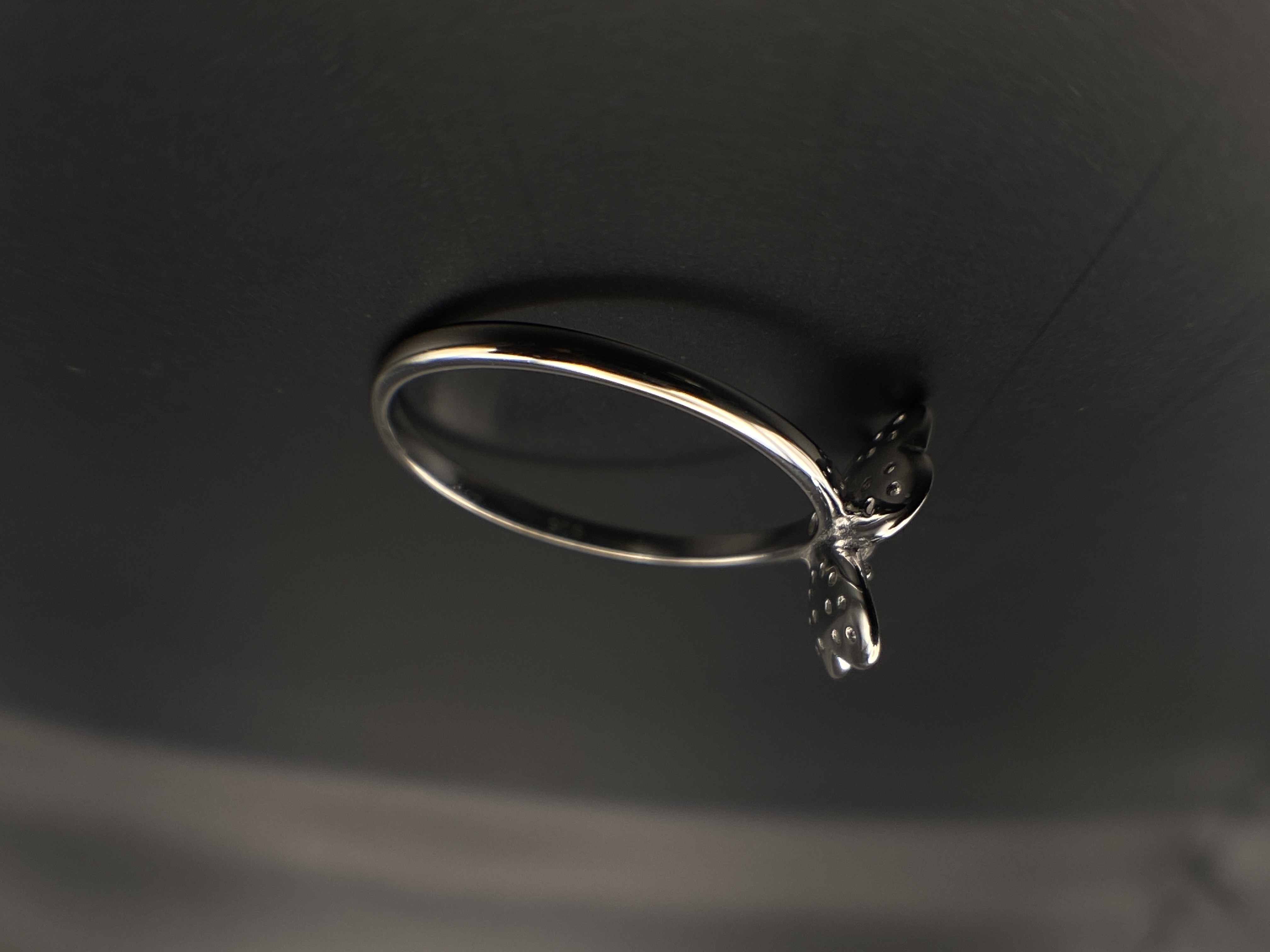 Silver Ladies Shamrock Ring Set With CZ