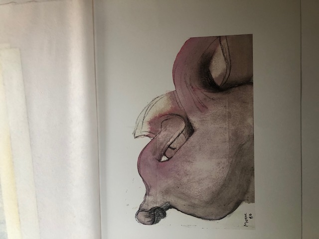 Henry Moore (1898-1986). Rare Lithograph 1983.