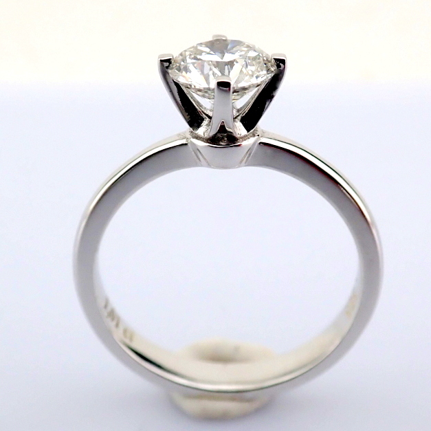Round Cut Lab-Grown Diamond Ring - 1 Total Carat (IGI Certified)