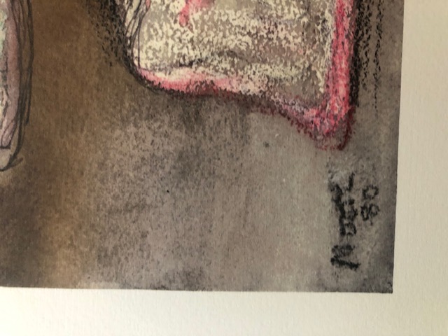 Henry Moore (1898-1986). Rare Lithograph. 1983.
