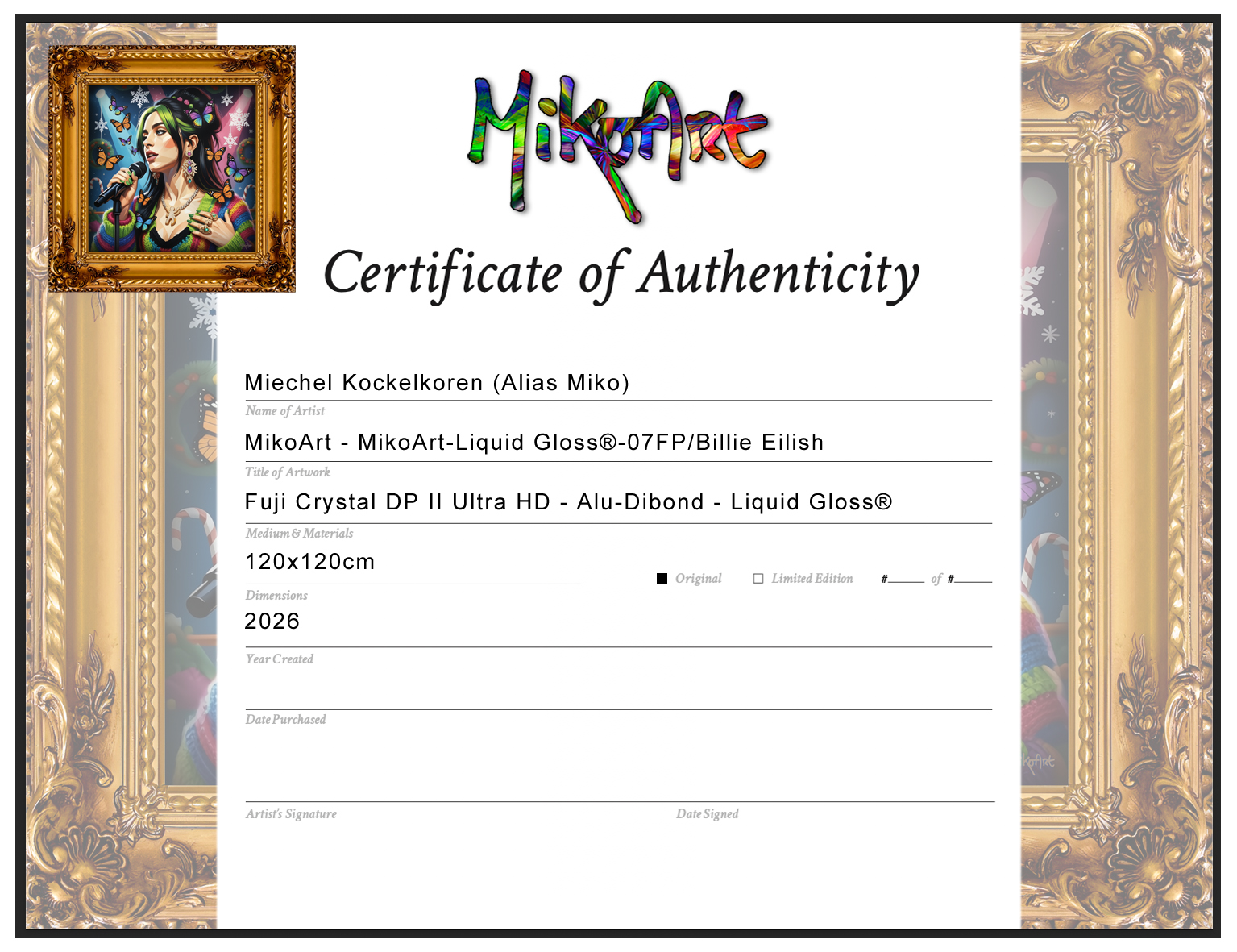 MikoArt - Epoxy Liquid Gloss - 07FP/Billie Eilish