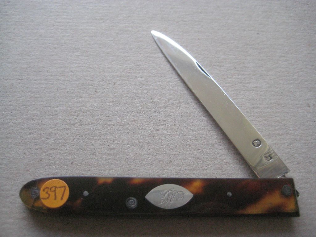 George III Silver Bladed Folding Fruit Knife
