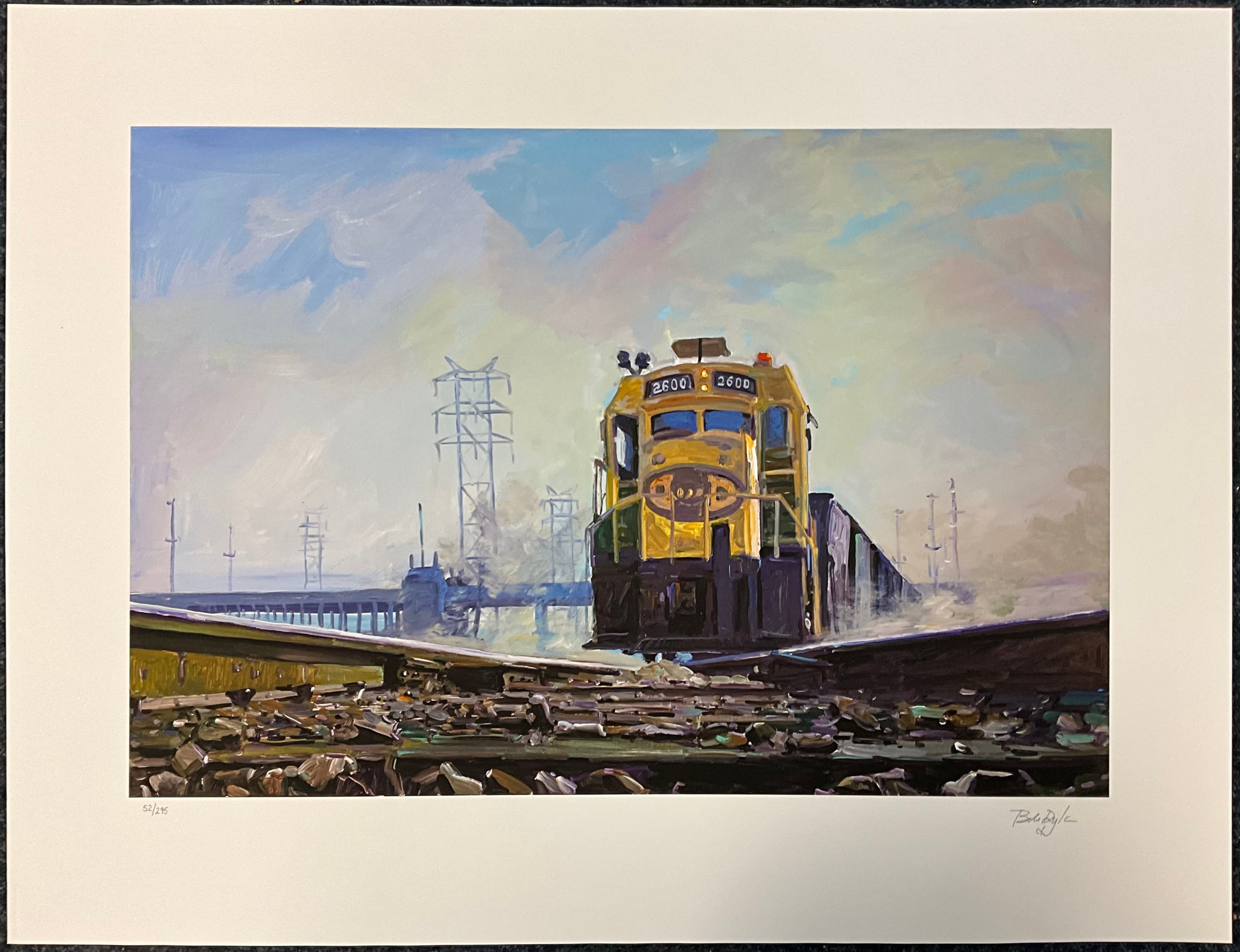 Bob Dylan (b1941) ‘Industrial Train’, Retrospectrum Collection, Editioned, Print, Certificate, 2022