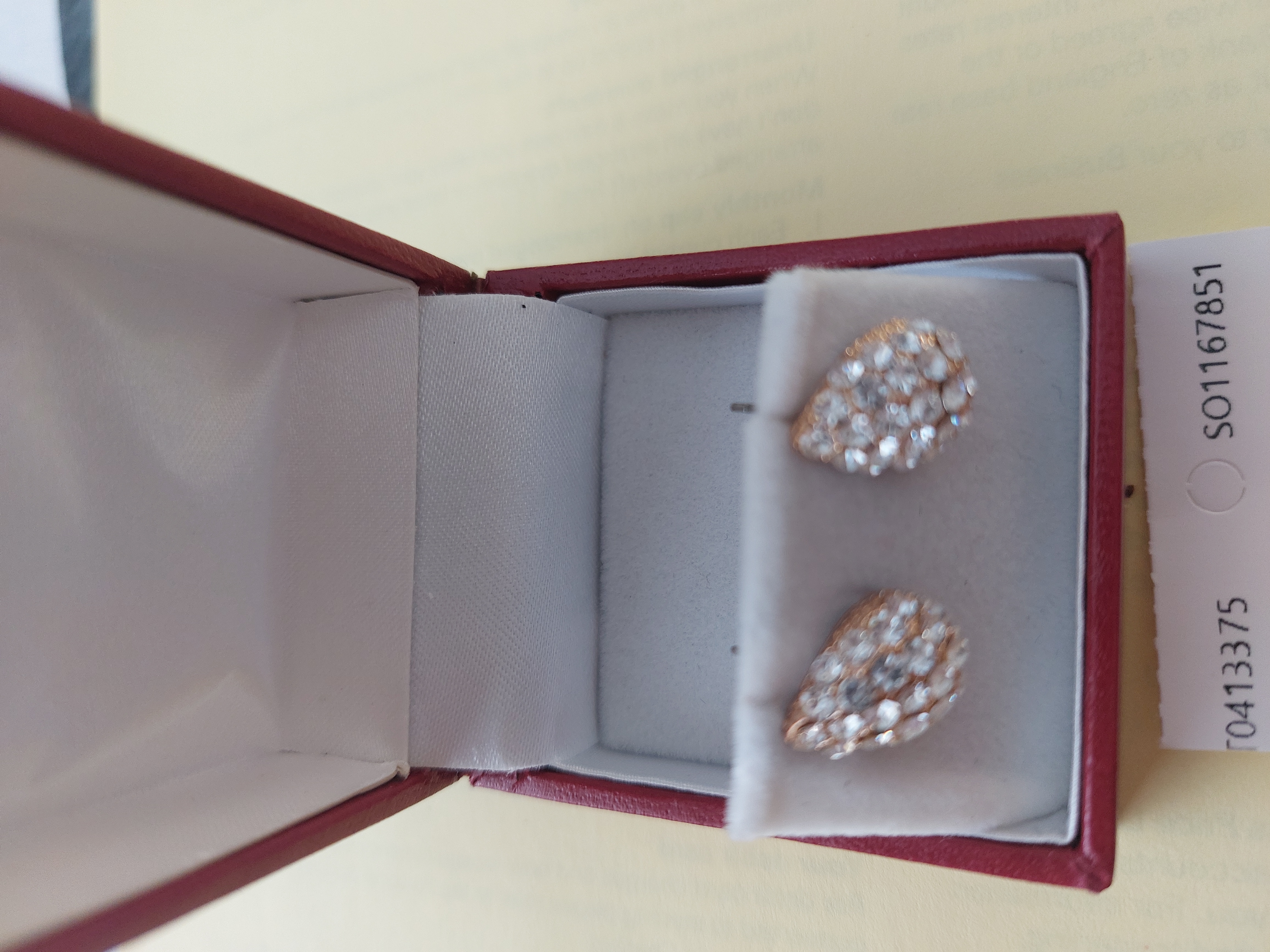 Beautiful Tear Drop Crystal Earrings