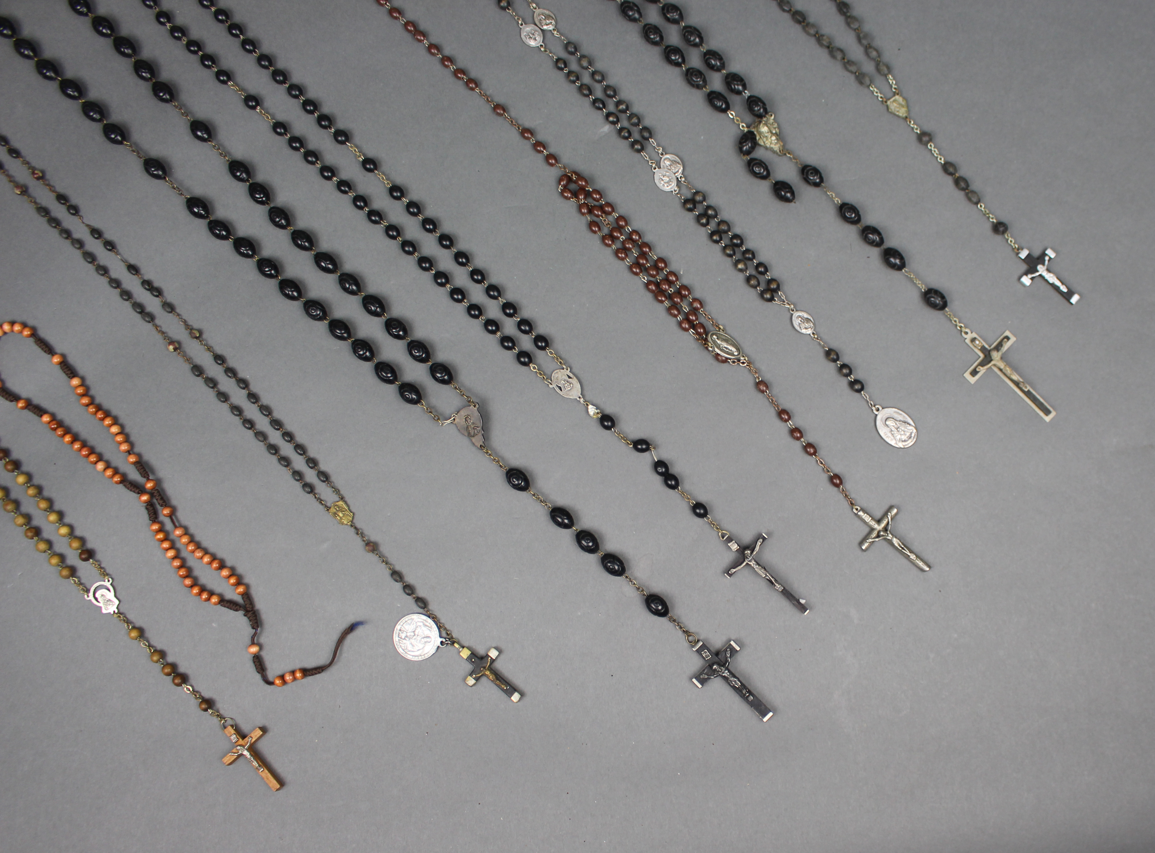 Collection of 10 Vintage Catholic Rosaries