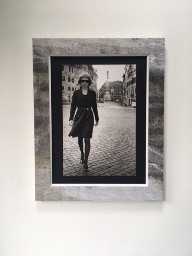 Kate Moss, Peter Lindbergh (b 1944-2019) Paris, Framed, B and W, Photo, 1994