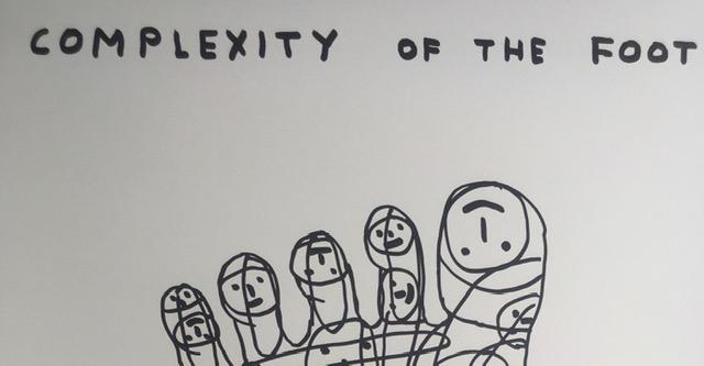David Shrigley OBE (b 1968)‘Complexity of The Foot’ Offset Lithograph, Ltd Edition of 350, COA, 2020