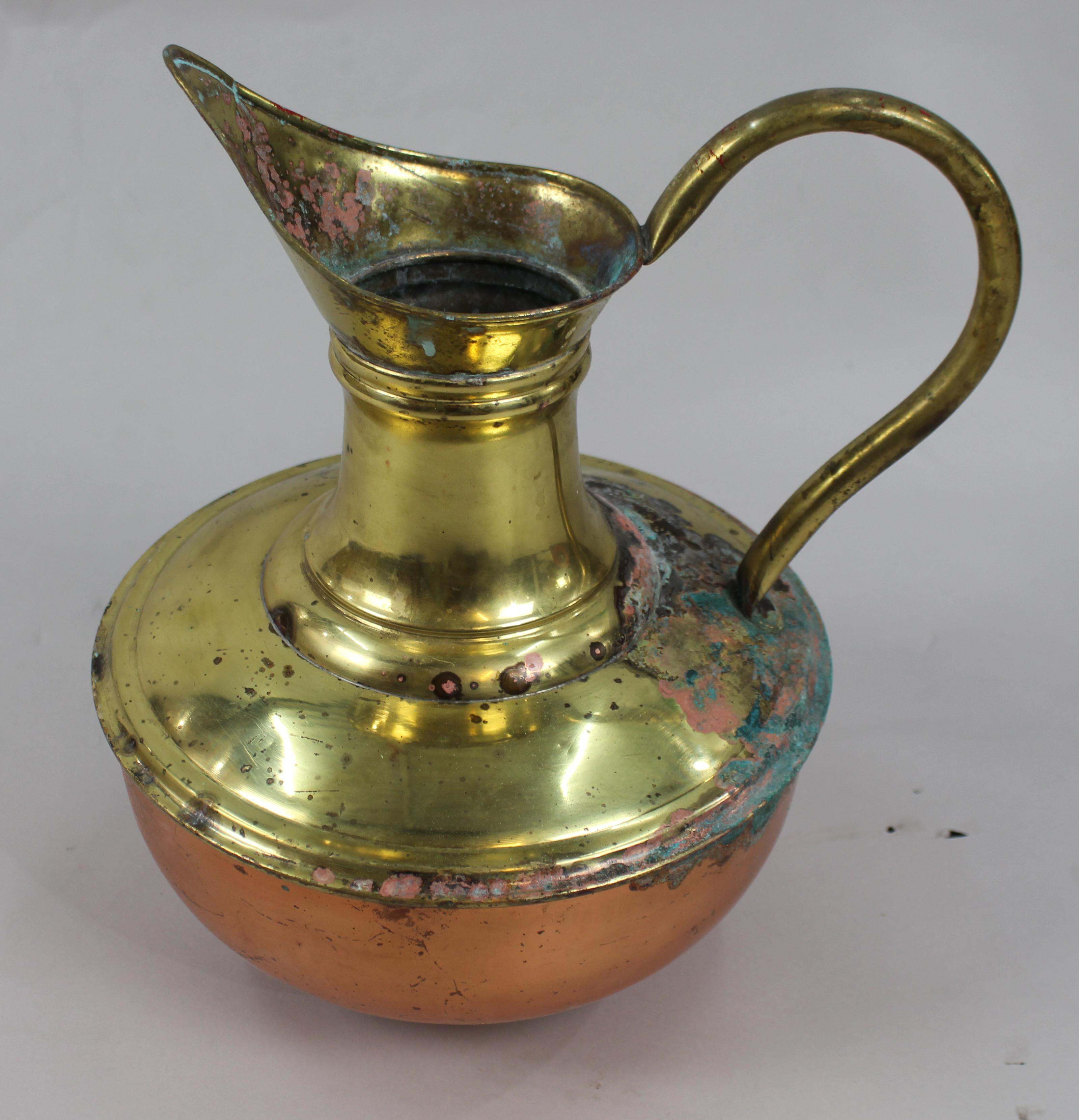 Vintage Copper & Brass Ewer
