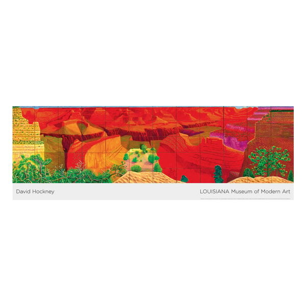 David Hockney. Exhibition Poster Titled 'A Closer Grand Canyon' 1988
